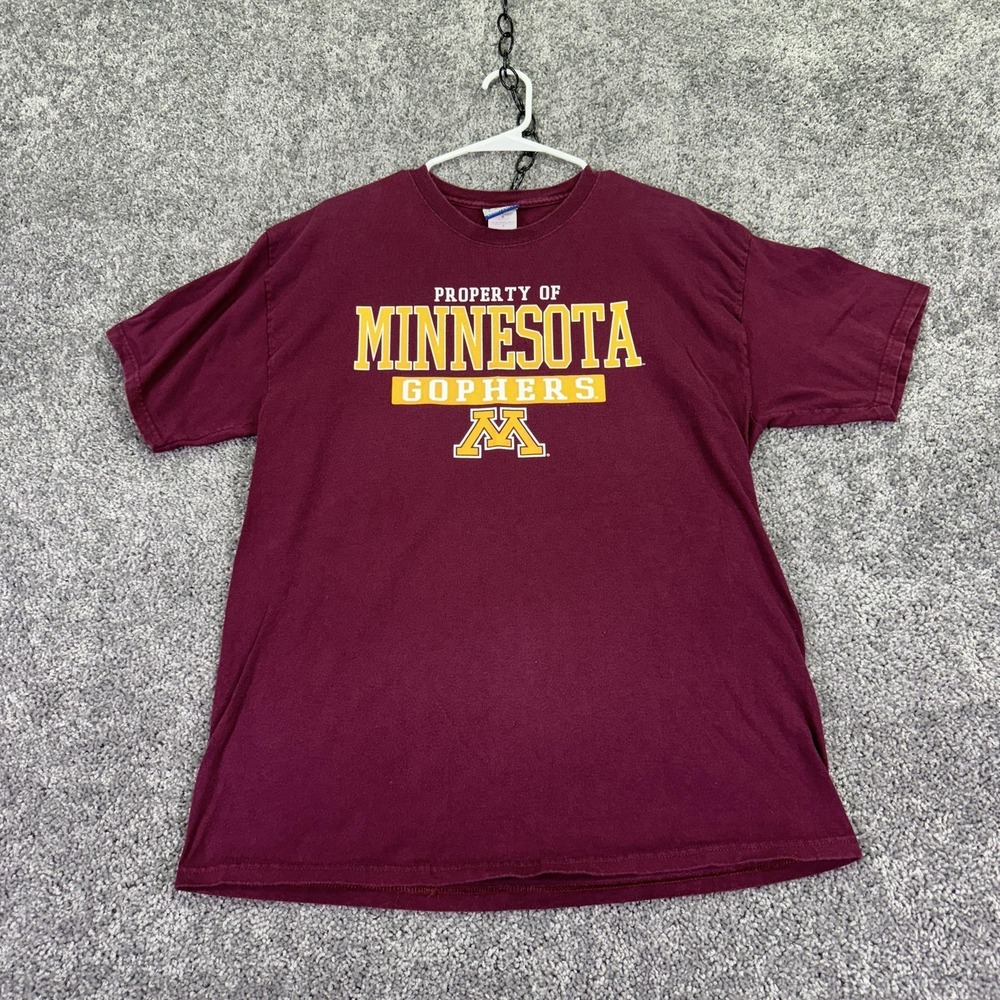 Minnesota Golden Gophers Shirt Mens Large Maroon NCAA Basketball TSI Sportswear